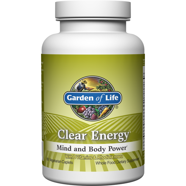 Garden of Life Clear Energy Mind and Body Power 60 Caplets