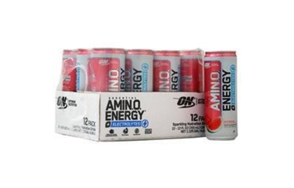 Optimum Nutrition Essential AMIN.O. Energy + Electrolytes RTD Watermelon 12 cans