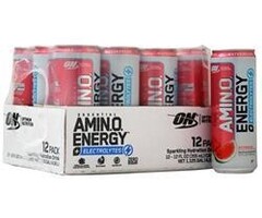 Optimum Nutrition Optimum Nutrition Essential AMIN.O. Energy + Electrolytes RTD Watermelon 12 cans