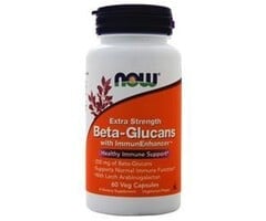 NOW FOODS Beta-Glucans Extra Strength ImmunEnhancer 60