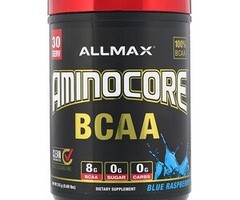 Allmax Aminocore BCAA - Blue Raspberry - 30serv