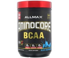 Allmax Aminocore BCAA - Blue Raspberry - 30serv