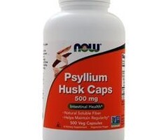 NOW FOODS Psyllium Husk Caps - 500 cap
