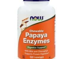 NOW FOODS Papaya Enzymes - 360 Lozenges