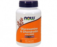 NOW FOODS Glucosamine Chondroitin with MSM 90 Capsules