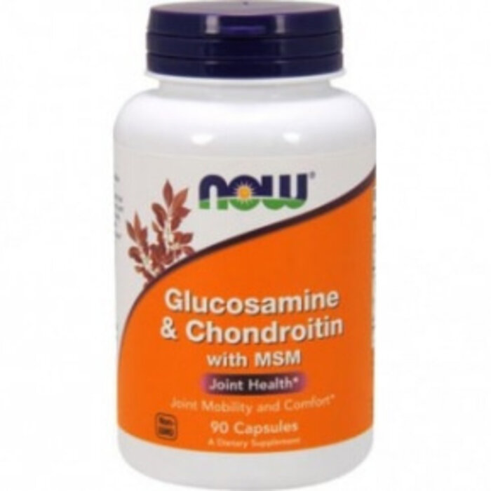 NOW FOODS Glucosamine Chondroitin with MSM 90 Capsules