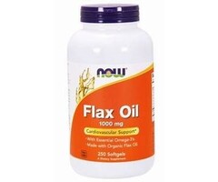 NOW FOODS Flax Oil 1000mg 250Softgels