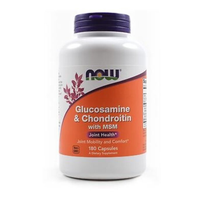 NOW FOODS Glucosamine & Chondroitin with MSM 180Caps