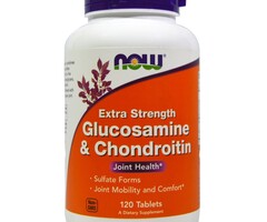 NOW FOODS Glucosamine & Chondroitin Extra Strength 120 Tablets