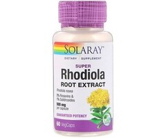 Solaray Super Rhodiola Root Extract -- 500 mg - 60 VegCaps
