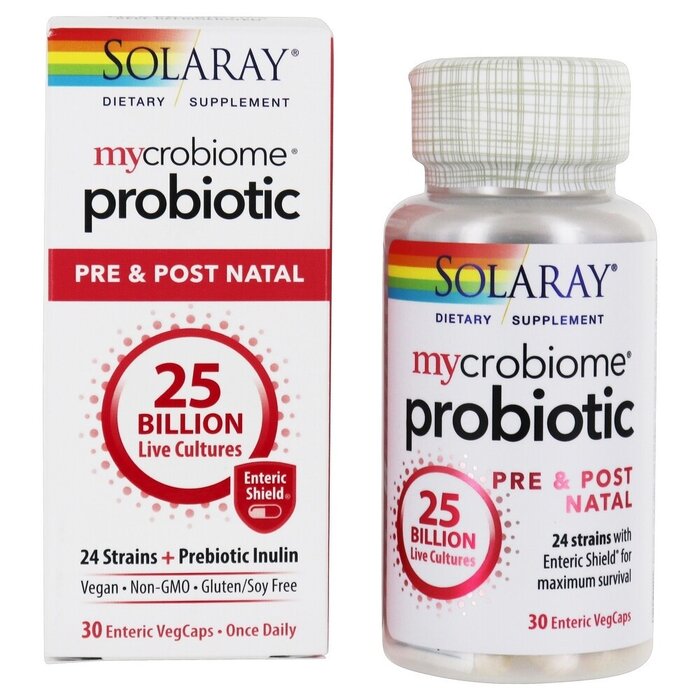 Solaray Pre & Post Natal mycrobiome 30 VegCaps