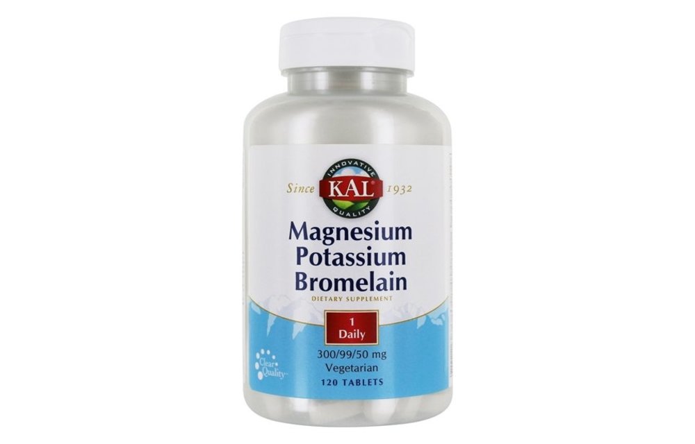 Magnesium Potassium Bromelain - 120 Tablets