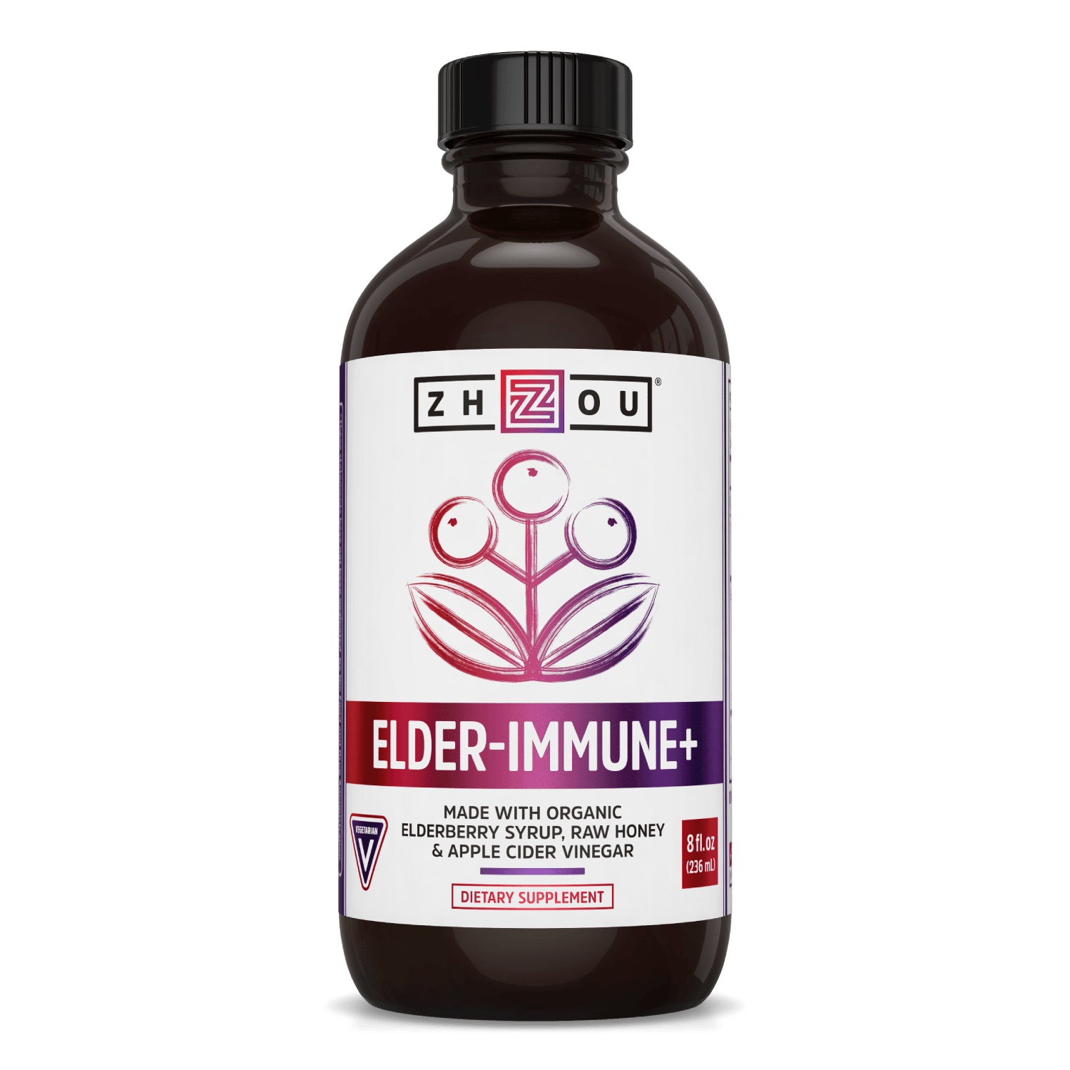 Zhou Nutrition Zhou Nutrition Elder-Immune+ Syrup - 8 oz