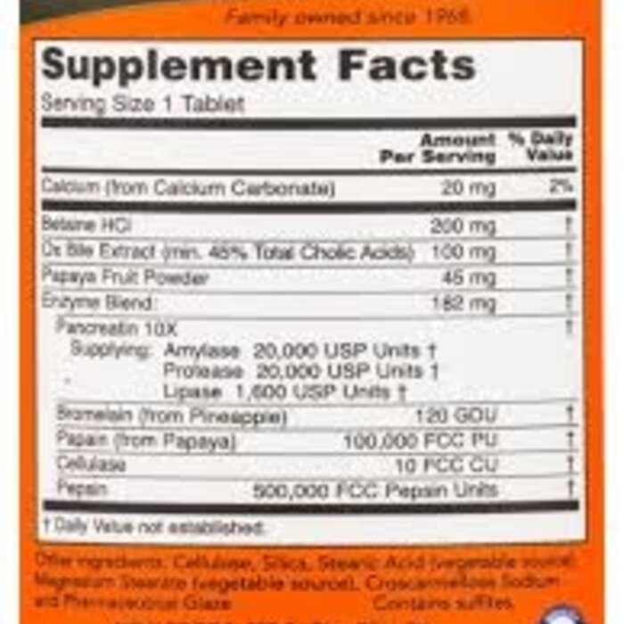 NOW FOODS Super Enzymes - 180ct