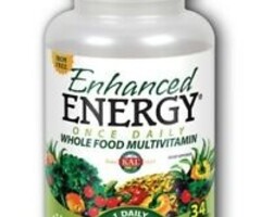 KAL Enhanced Energy Once Daily Iron Free - 60 Tablets