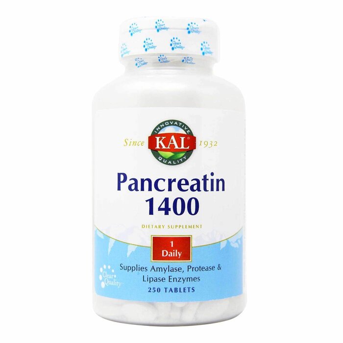 KAL Pancreatin 1400 - 250 Tablets