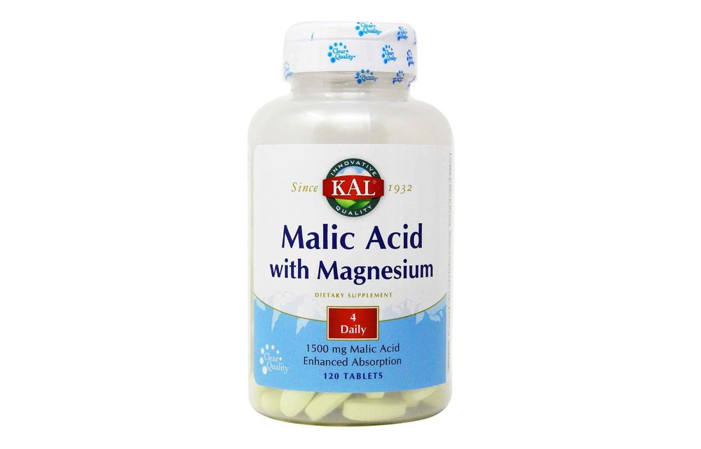Malic Acid w/ Magnesium - 120 Tablets
