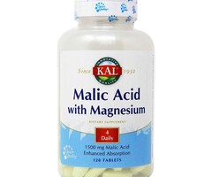 KAL Malic Acid w/ Magnesium - 120 Tablets