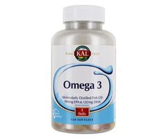 KAL Omega 3 Fish Oil - 120 Softgels