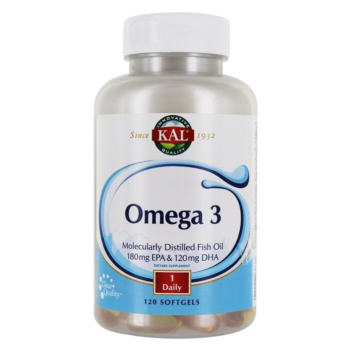 KAL Omega 3 Fish Oil - 120 Softgels