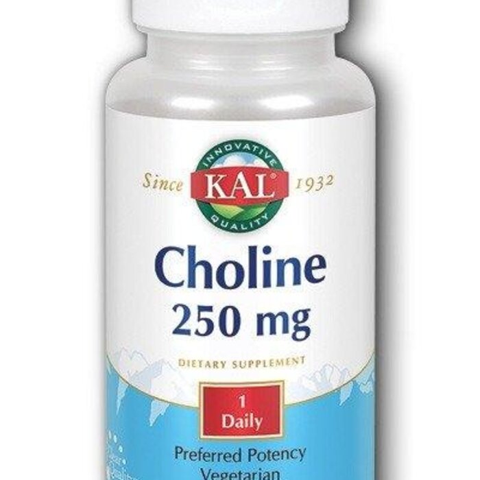 KAL Choline 250 - 100 Tablets