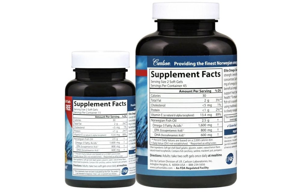 Elite Omega-3 90 + 30 gels