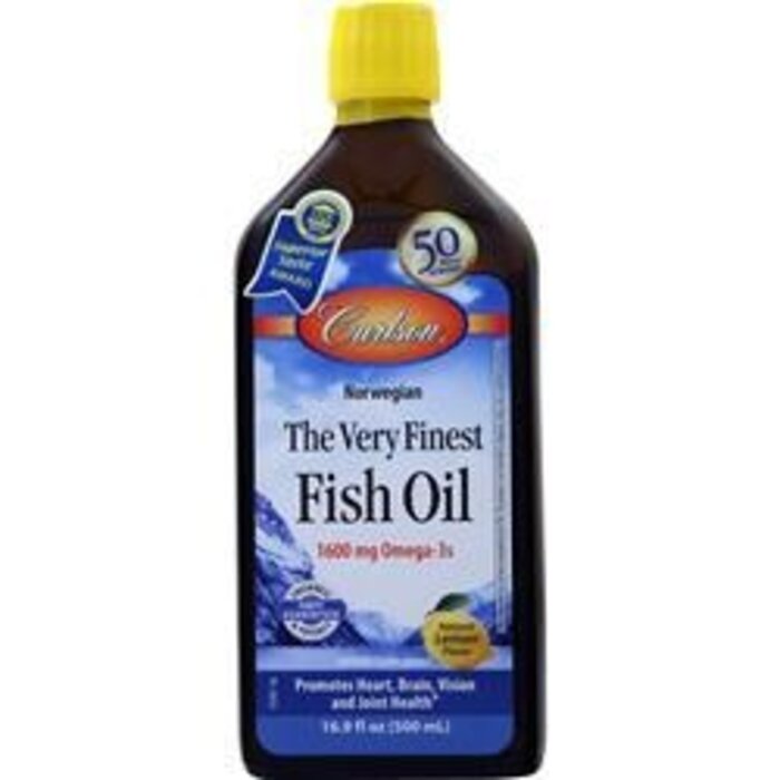 Carlson Fish Oil 500ml-Lemon