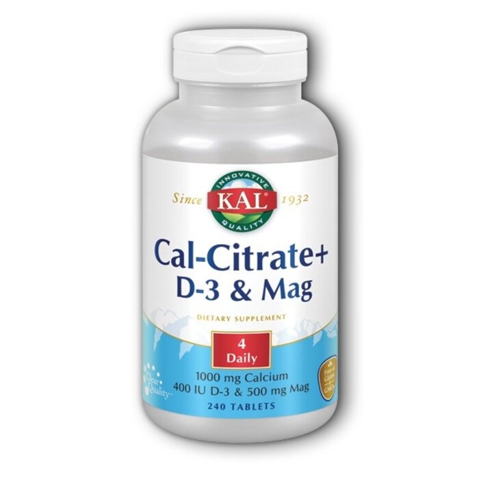 KAL Cal-Citrate+  -240 Tablets