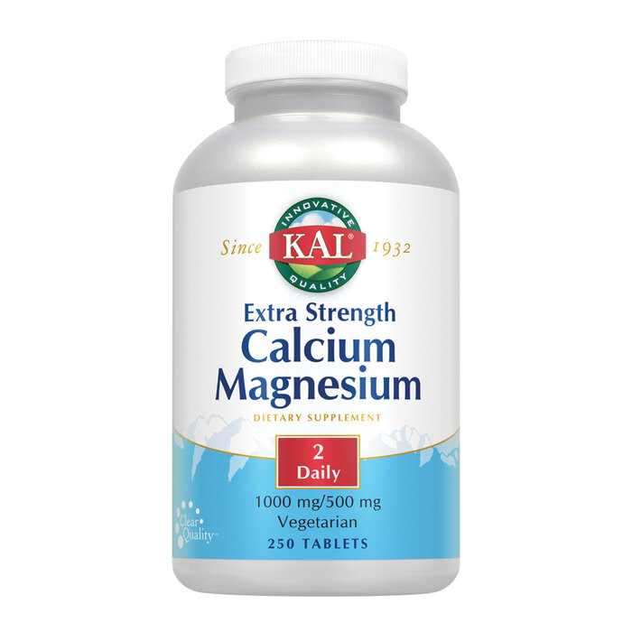KAL Extra Strength Calcium Magnesium - 250 Tablets