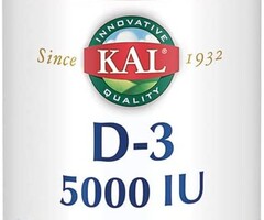 KAL Ultra D-3 5000 IU  - 60 Tablets