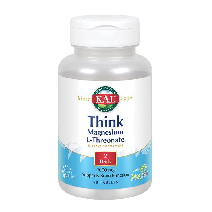KAL Think Magnesium L-Threonate - 60 Tablets