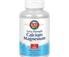 KAL Extra Strength Calcium Magnesium - 100 Tab