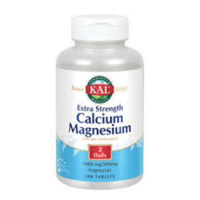 KAL Extra Strength Calcium Magnesium - 100 Tab