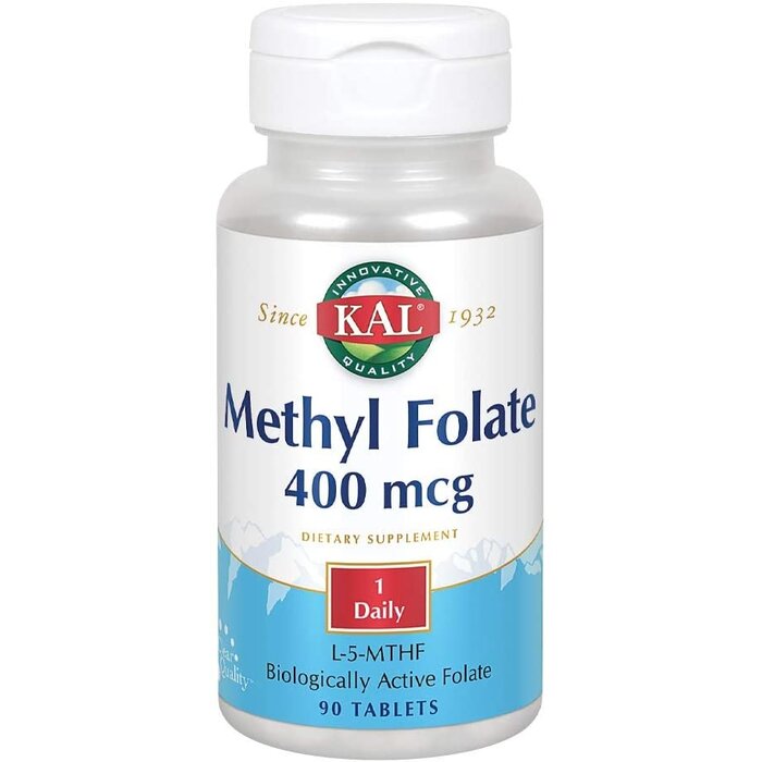 KAL Methyl Folate 400mcg - 90 Capsules