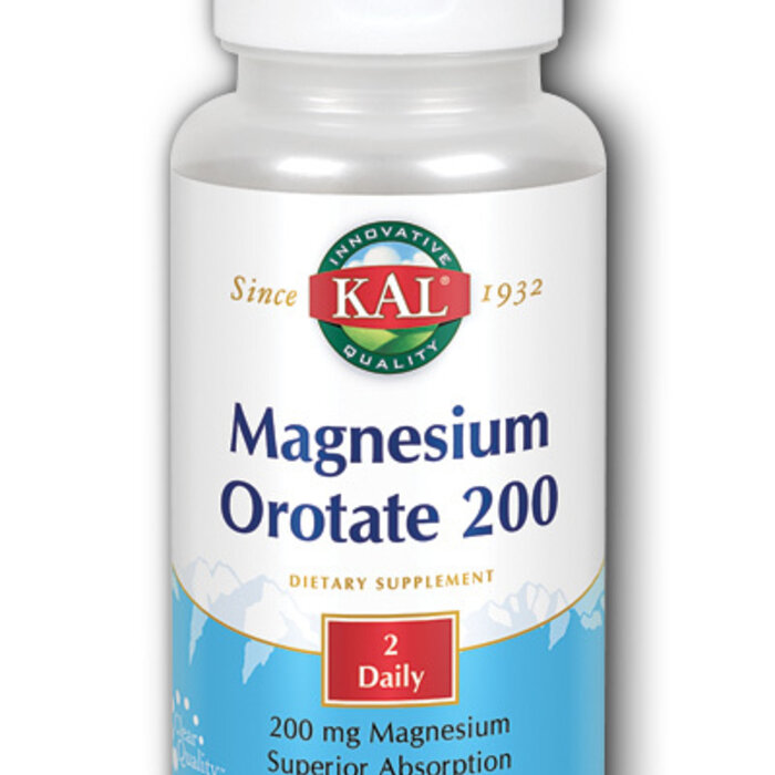 KAL Magnesium Orotate 200 - 60 Tablets