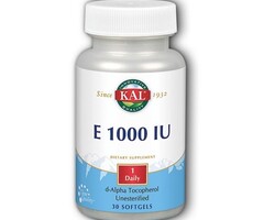 KAL Kal E-1000 IU - 30 Softgels