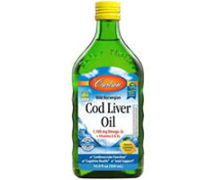 Carlson Cod Liver Oil 16.8 oz. Lemon