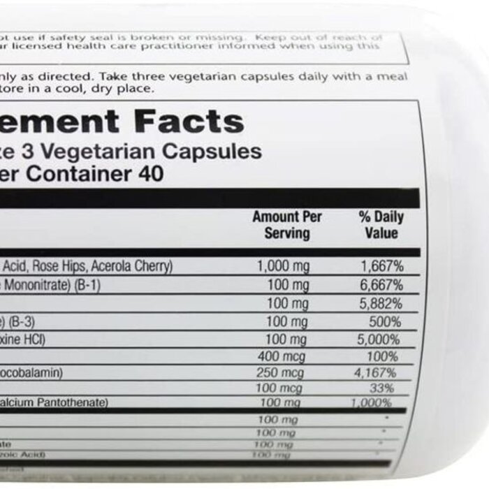 Solaray Timed Release Vitamin B-6 100mg - 120 Capsules
