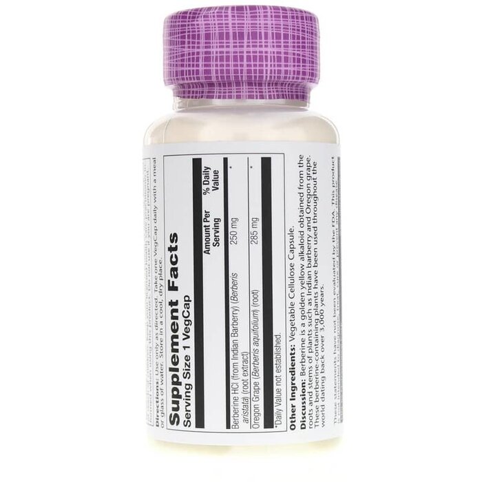 Solaray Advanced Formula Berberine Root Extract - 60 Vegetarian Capsules