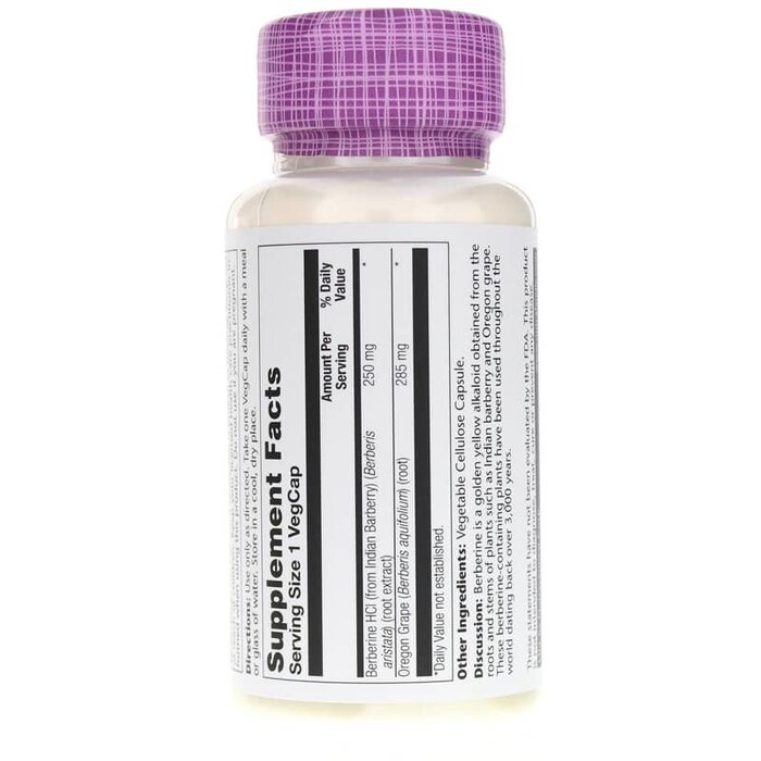 Solaray Advanced Formula Berberine Root Extract - 60 Vegetarian Capsules