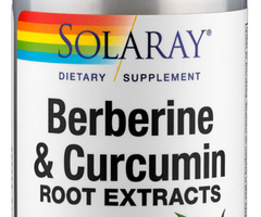 Solaray Berberine & Curcumin - 60 Vegetarian Capsules