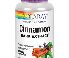 Solaray Cinnamon Bark Extract - 60 Vegetarian Capsules