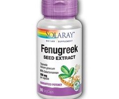 Solaray Fenugreek Extract 350mg - 90 Vegetarian Capsules