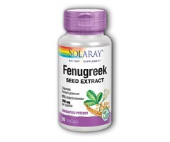 Solaray Fenugreek Extract 350mg - 90 Vegetarian Capsules