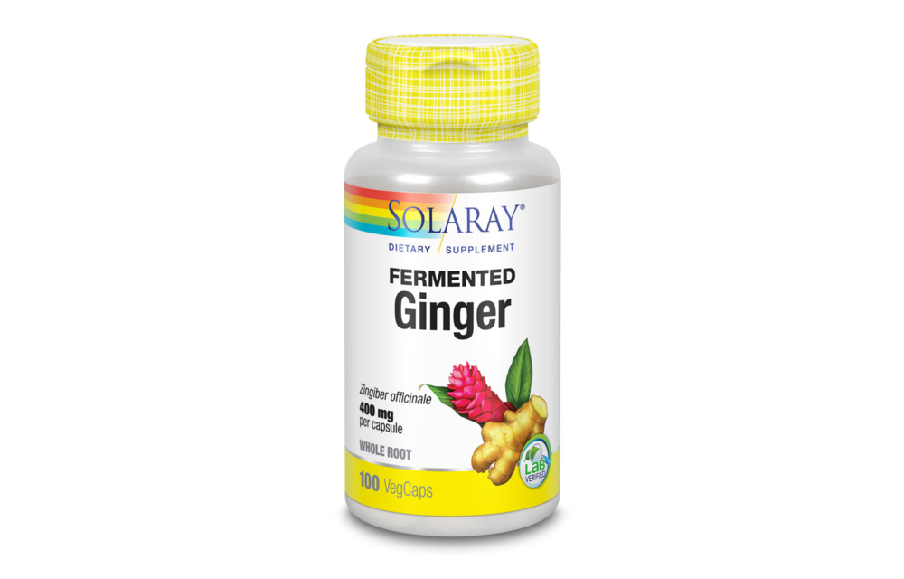 ermented Ginger 400mg - 100 Vegetarian Capsules