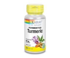 Solaray Fermented Turmeric Root 425mg - 100 Vegetarian Capsules