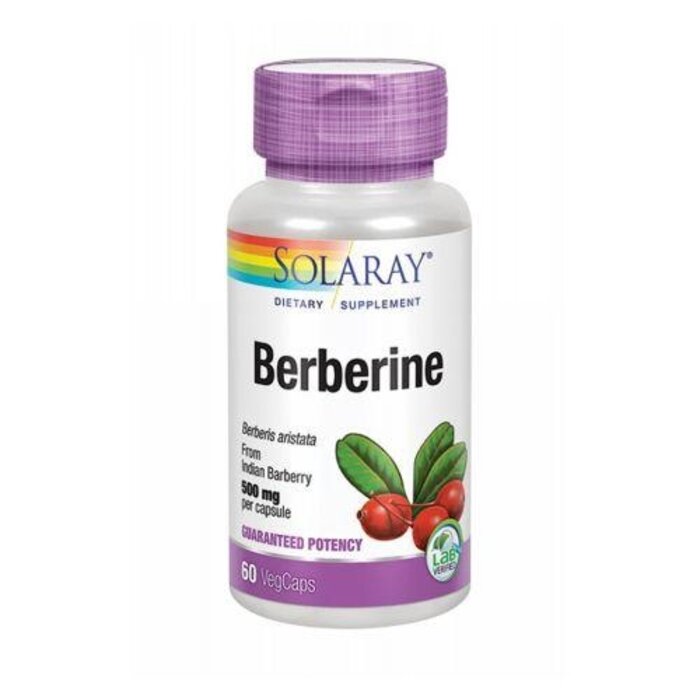 Solaray Berberine 500mg - 60 Vegetarian Capsules