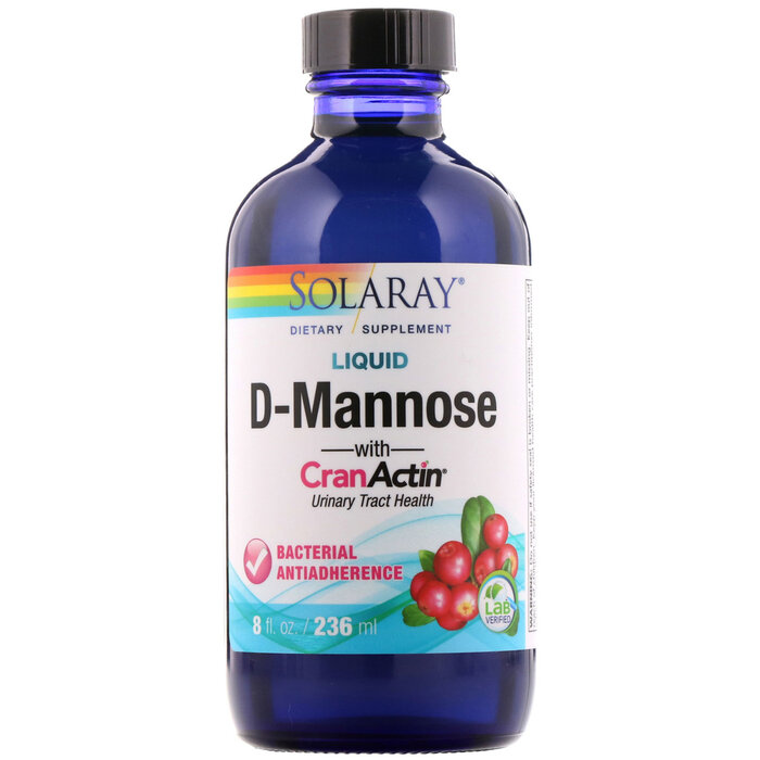 Solaray D-Mannose CranActin Liquid - 8fl oz