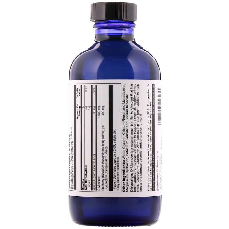 Solaray D-Mannose CranActin Liquid - 8fl oz
