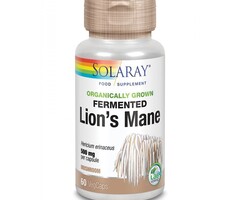 Solaray Fermented Lion's Mane - 60 Vegetarain Capsules